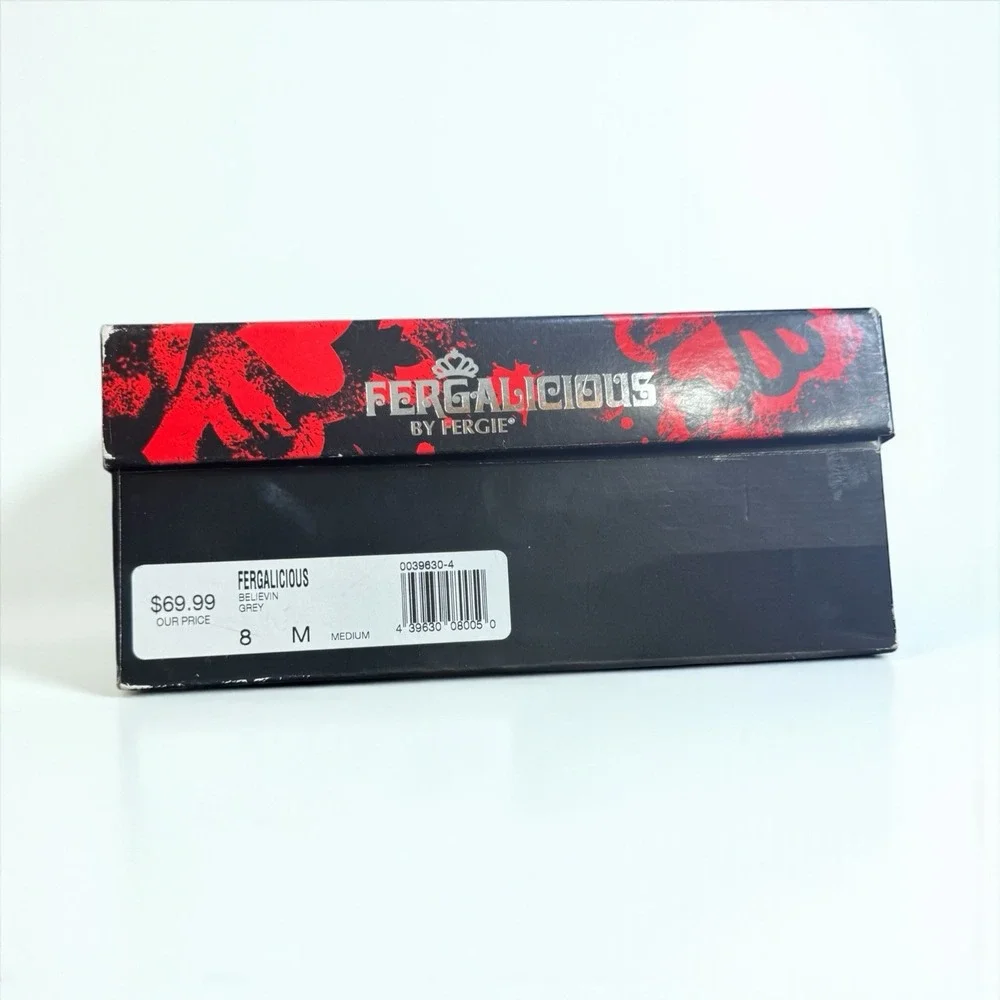 Fergalicious 🖤Y2K Grunge Platform Buckles Dark Academia Goth Bratz Doll Heels 8